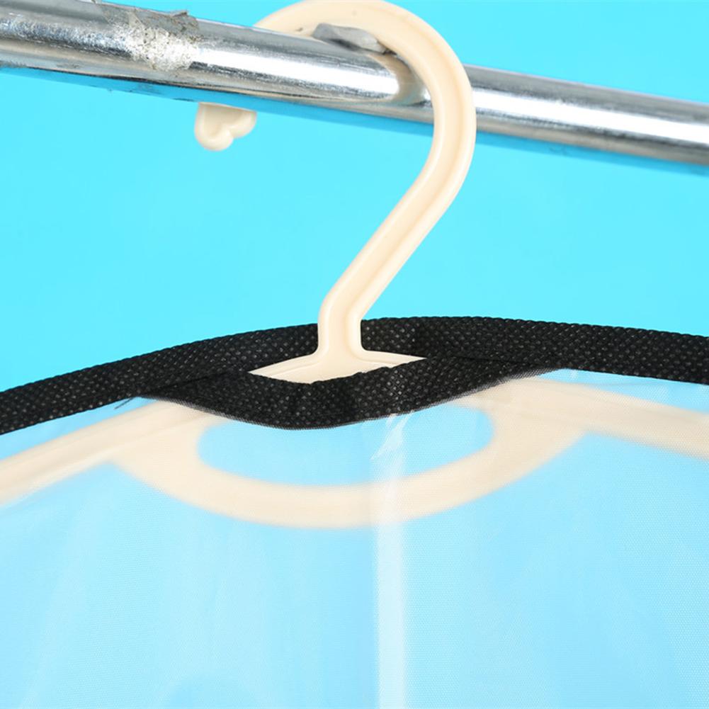 5pcs/set Clothes Dust Cover,Moisture-proof Foldable Storage Bag for Suit Coat Dress,Wardrobe Hanging Organizer Bags for Closet