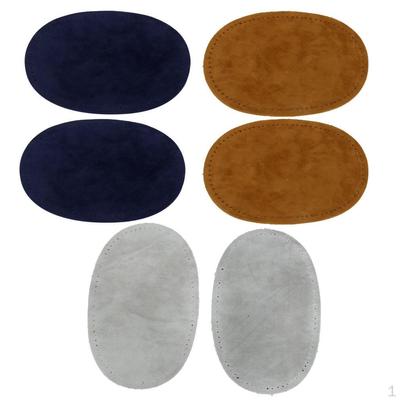 3 Colors Sew-on Elbow Knee Patches Repair for Sewing Craft DIY Decorative Applique Camel
