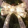 Christmas Ribbon LED String Lights, Christmas Decorations, Christmas Tree Ornaments, Gifts, Hot Foil Double-layer Ribbon