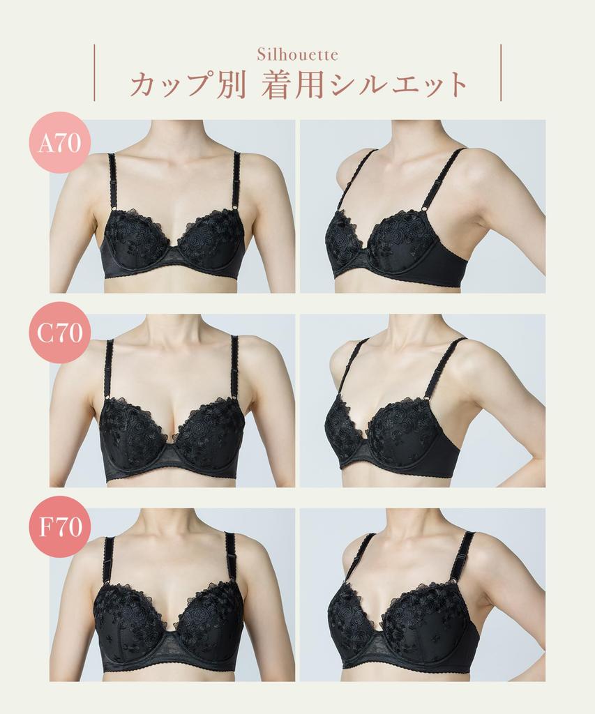 Bra to G Natural Up Bra KB2060 IV C70 [Wing/Wacoal] [AA cup] Women's