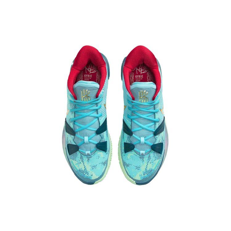 Nike Kyrie 7 EP Special FX Unisex Sneakers Blue Bleached-Aqua Metallic-Gold DC0589-400