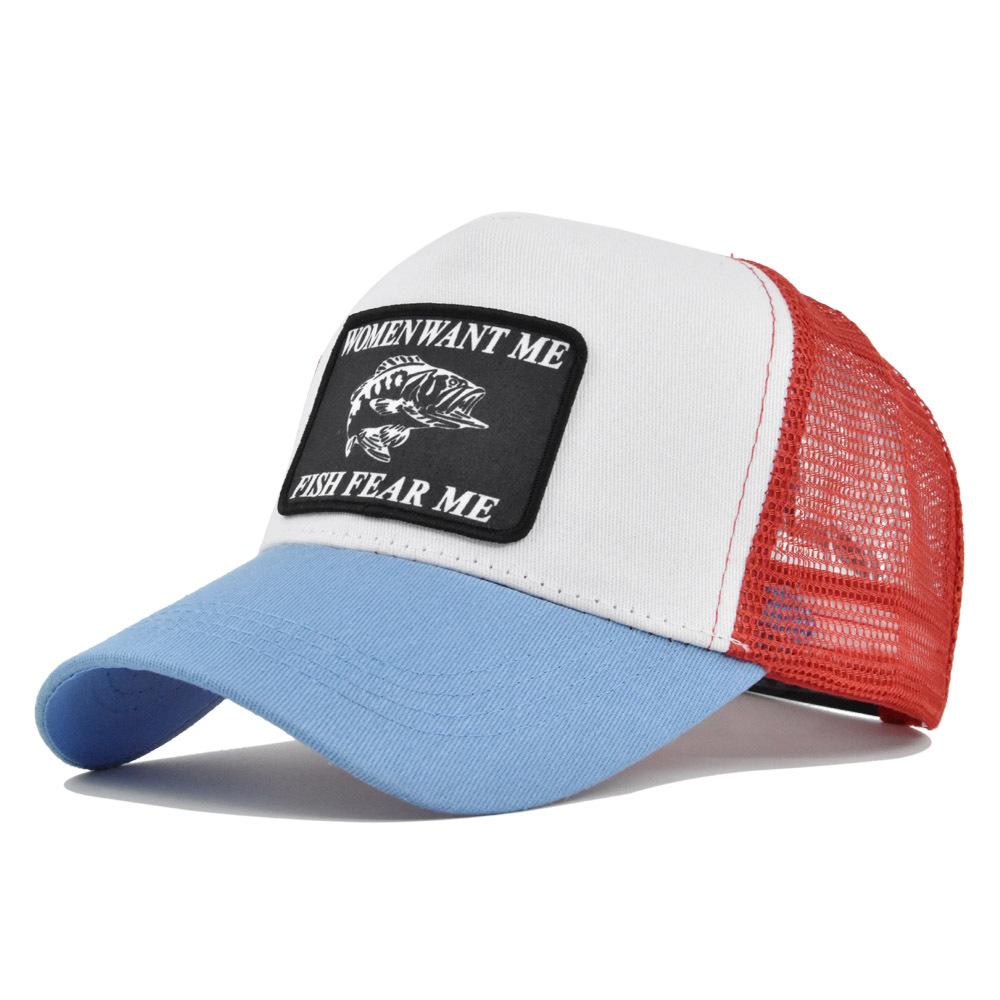 Nieuwe Heren Mode Casual Baseballpet Dames Outdoor Ademend Verstelbaar Zonnescherm Net Hoed Zomer Truckerpet Comfortabele Snapback 54-60cm