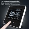 Smart Thermostat Featuring Custom Scheduling through App Wide Temperature Range and LCD Screen for Precise Heating Regulation