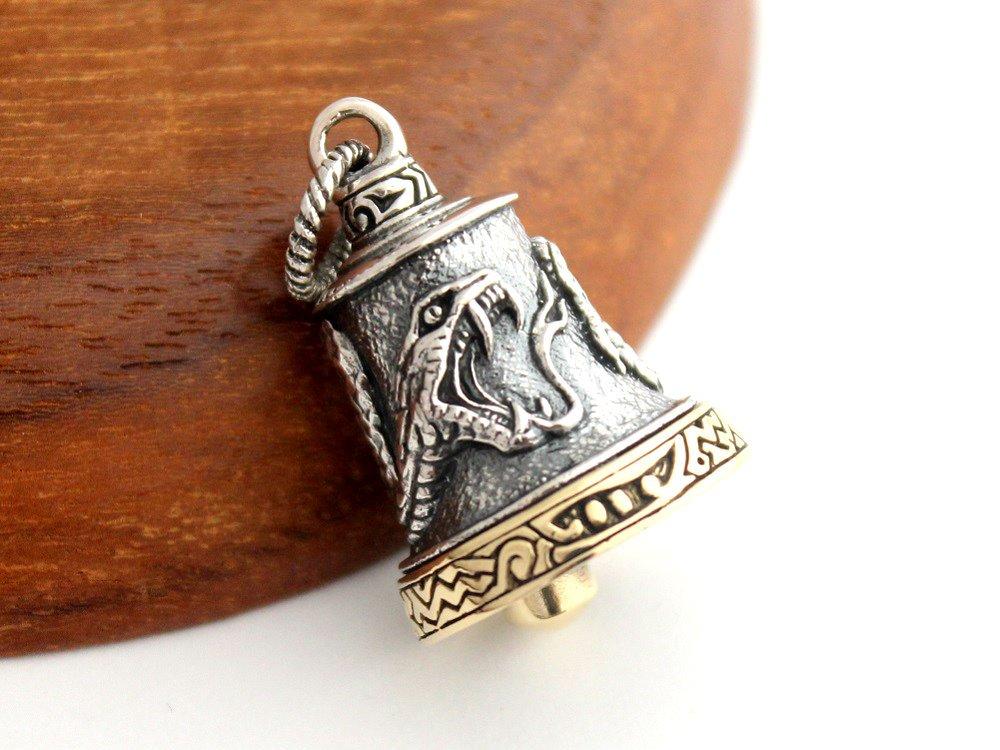 

Good Vibrations Snake Reptile Bell Pendant