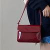 Retro Patent Leather Shoulder Bags For Women Luxury Designer Crossbody Bag Small Square Bag Fashion Lady Underarm Handbag Purse