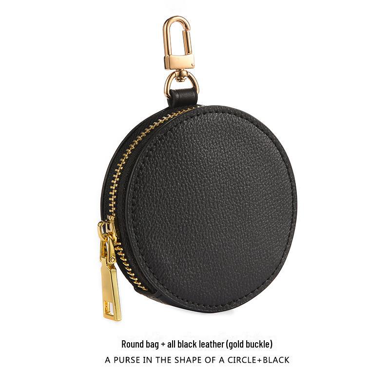 

Кошелек для монет Mahuangshi Black - небольшой подвесной кошелек/сумка с декоративным круглым и квадратным дизайном