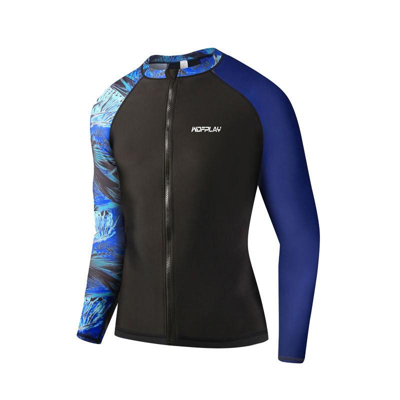 Diving Suit Mens Rash Guard Set UV Protection Quick Dry Long Sleeve Top Pants Surfing Snorkeling Swimming