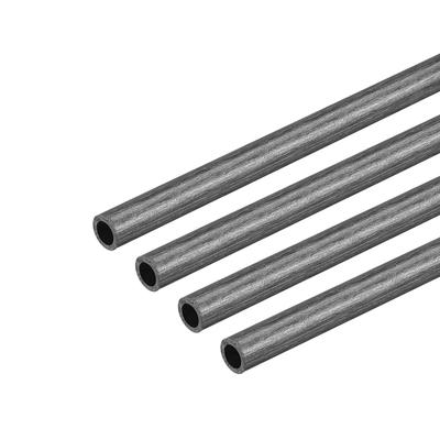 Uxcell Carbon Fiber Tubes, Carbon Pipes, Wing Drawing Tubes, 3mm X 2mm X 400mm, for RC Airplanes and Quadcopters, Pack of 4