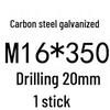 Extra Long Expansion Screws Set - Pull-Out Bolts M6/M8/M10/M12/M14/M16 in Various Sizes (200x250x300x400)