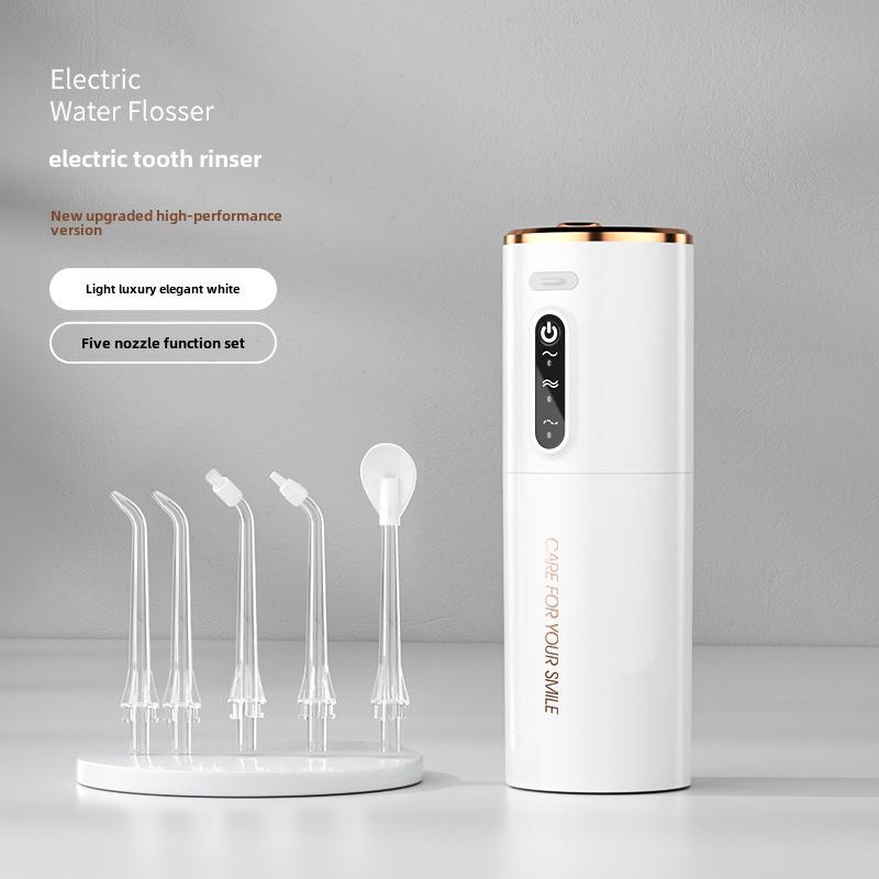 Portable Electric Water Flosser for Dental Care - Handheld Oral Cleaner