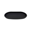 3 Pack Rubberized Plastic Ribbed Bathroom Tray Durable Organizer Soap Jewelry Makeup Accessories Storage