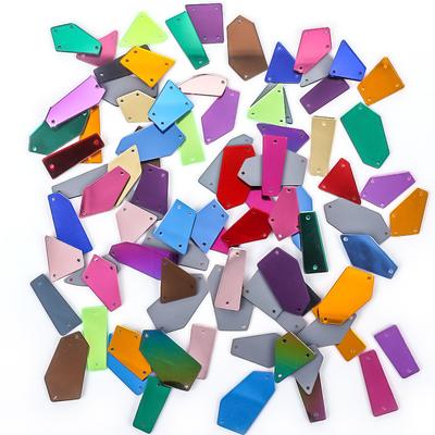Wei Chen Mixed Shape Acrylic Mirror Hand Seam Drill Diy Clothing Accessories Mirror Plastic Drill Special-Shaped Patch