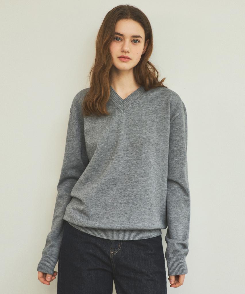 Wednesday Oasis For Woman W/Always Washable V-Neck Knit_5 Colors (Wc25-Kn01)