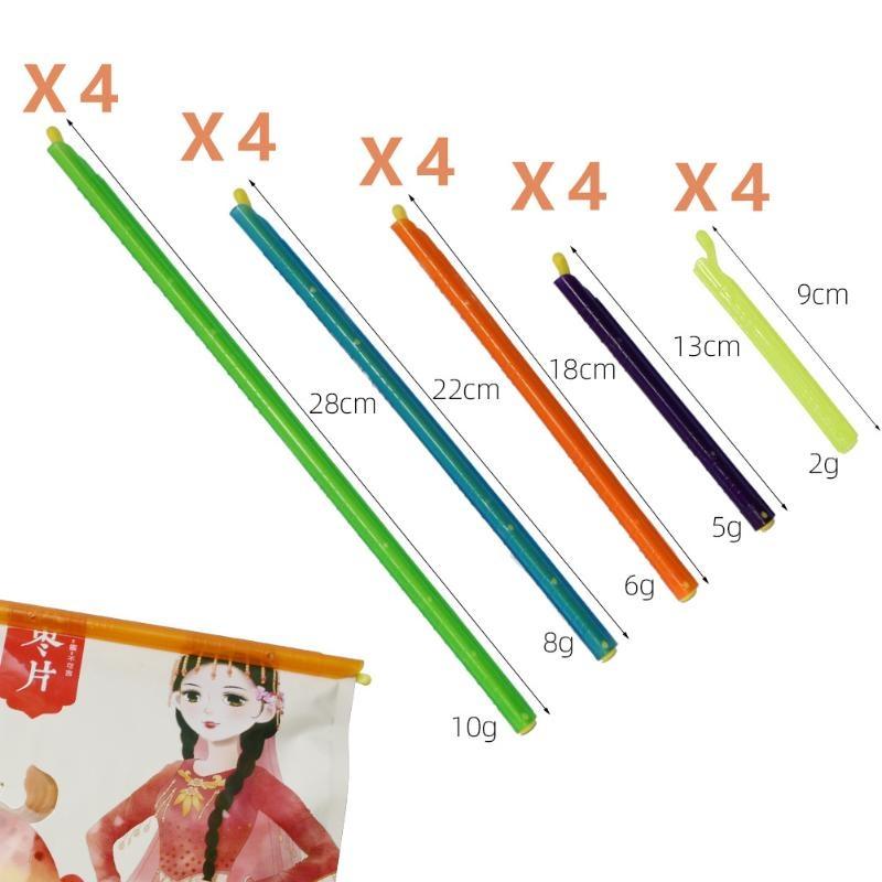20Pcs Reusable Bag Clip Food Sealing Stick Food Preservation Sealer Kitchen Storage Snack Fresh Clamp Kitchen Gadgets