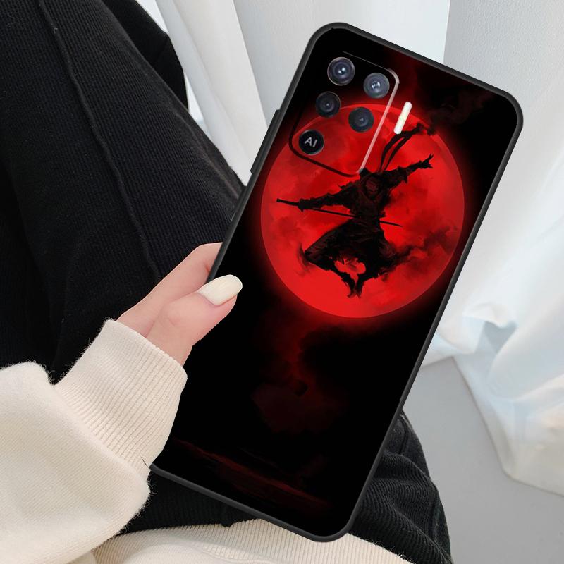 Japan Samurai Ninja Ronin Case For Oppo A96 A76 A16 A60 A98 A58 A78 A18 A38 A80 A40 A77 A57 A17 A74 A54 A94 A15 A5 Pro
