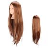 Long Hair Mannequin Head Light Brown Hairdresser Practice Training Head Cosmetology Manikin Doll Head
