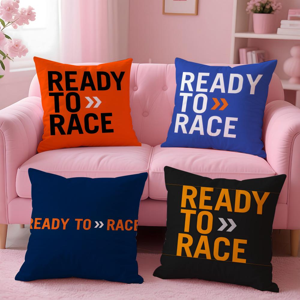 k-KTM RTR Logo Cushion Cover Comfortable Reversible Pillow Cover Ideal for Car Sofa Bedroom & Beyond