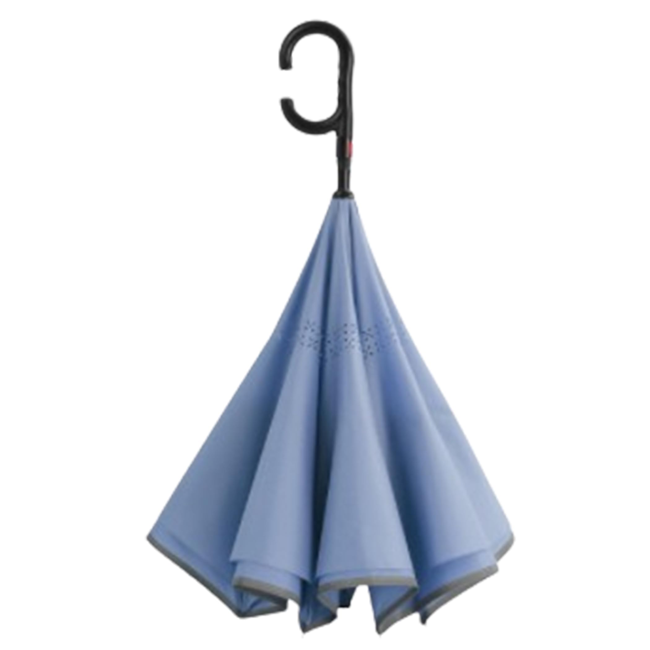 

JOVALA Inverted Jump Rain Wind Long No Umbrella Stand Plain Blue Umbrella, Type, Umbrella, Resistant, Large, One-Touch, Umbrella, Men s, Women s,