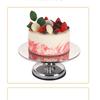 ZISIZ Stainless Steel Cake Decorating Turntable