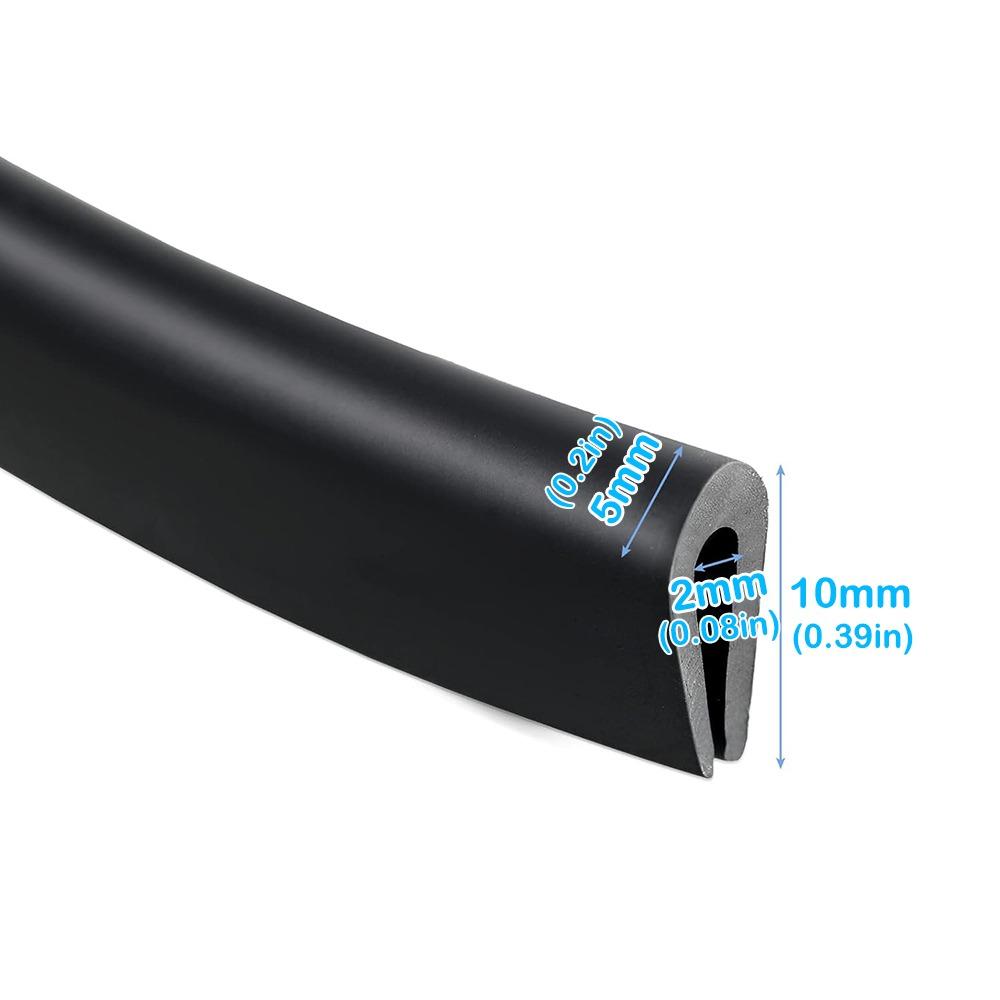 Rubber Door Edge Strip U Shape Edge Protector New Guard Seal Doors