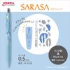 Zebra Sarasa Clip Moomin Gel Ballpoint Black Pen, 0.5mm, Ink, 4-Color Set, JJ29-MM-4C