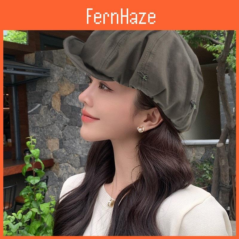 Artistic Retro Beret Cap With Adjustable Fit For Spring And Autumn Fashion