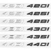 For BMW Logo ABS Car Sticker Badge Decal 420i 425i 428i 430i 435i 440i Body Trunk Decor Adhesive Lettering Emblem
