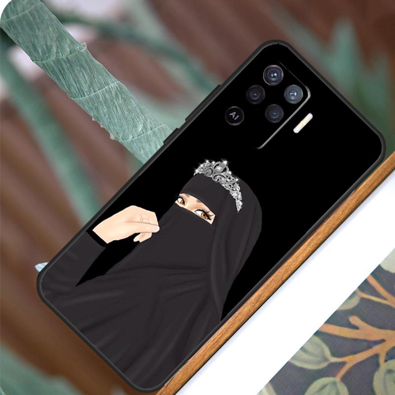 

Niqab queen Islamic muslimah woman For OPPO A17 A16 A15 A79 A58 A78 A98 A74 A94 A77 A5 A9 A96 A76 A52 A72 A53S A54S A57S Case OPPO A74 4G