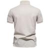 Men’s Summer T-shirts Cotton Polyester Gradient Printed Polo Shirts Short Sleeves Fashion Tops Golf Shirt Daily Casual Menswear