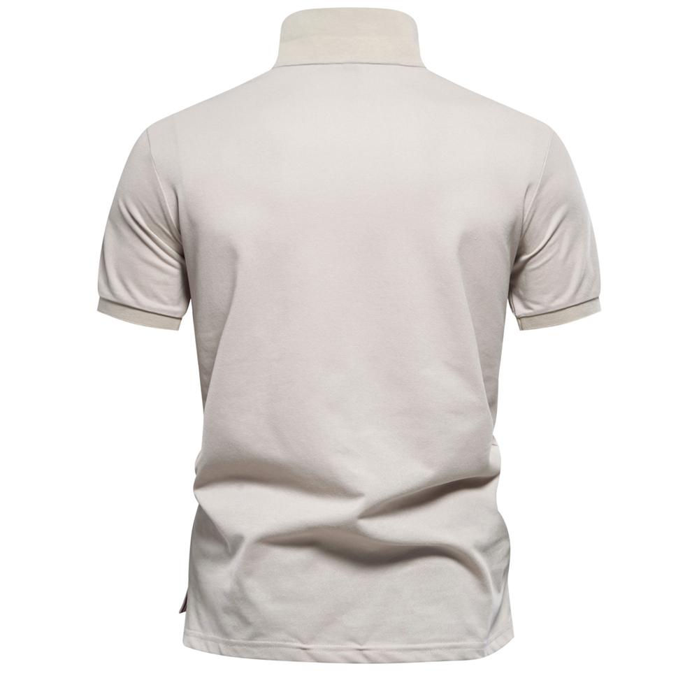 Men’s Summer T-shirts Cotton Polyester Gradient Printed Polo Shirts Short Sleeves Fashion Tops Golf Shirt Daily Casual Menswear