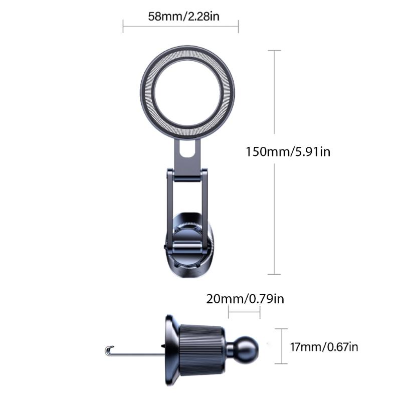 Magnetic Phone Holder for Car, Powerful Magnets Suction Car Phone Holder Mount Air Vent Cellphone Holder Phone Stand