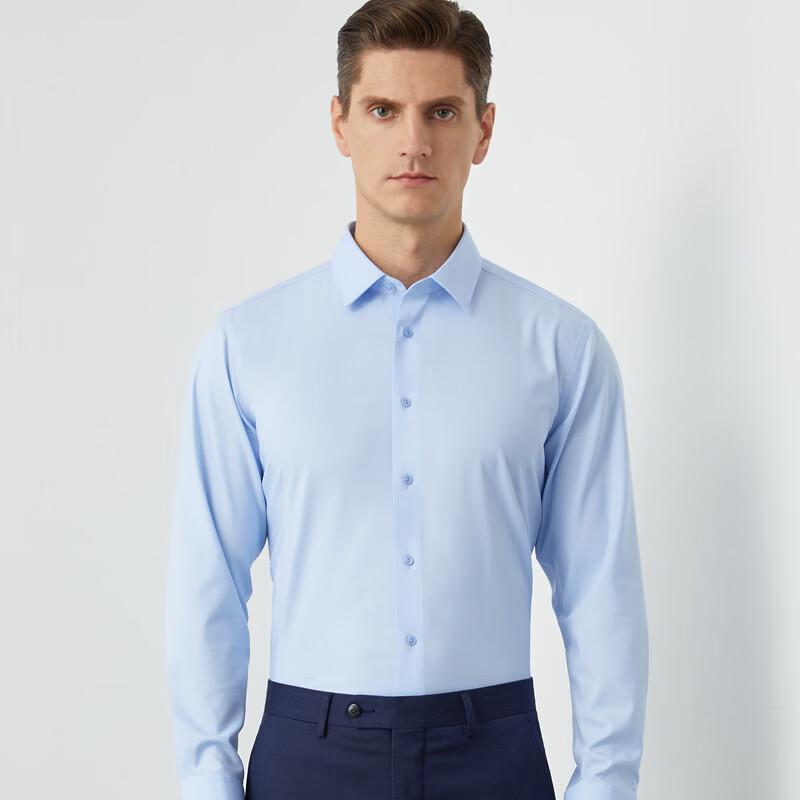 

Men s Modal Blend Wrinkle-Free Long-Sleeve Dress Shirt 180/104A