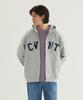 Cvnt Zip-Up Hoodie Melange Gray