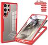 Shockproof 360 Full Body Screen Protector Cover For Samsung Galaxy S21 S22 S23 FE S24 Plus S25 Ultra Edge 5G Transparent Case