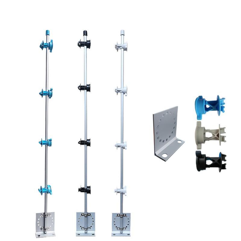 Pulse Electric Fence Kit with Grid Support and Aluminum Alloy Terminal Posts (10 Sets)