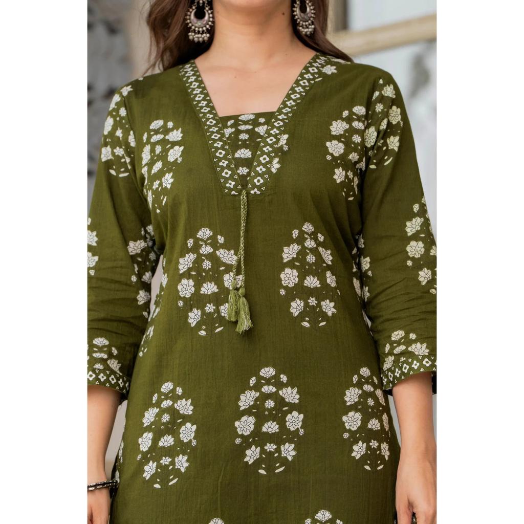 Bollywood Desigenr Ethnic Top Kurta Set Indian Women's Kurti Pant Dupatta Set