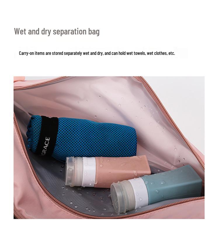 Multifunctional Travel Duffle: Large Capacity Gym Bag with Shoe Compartment, Ideal for Short Trips and Storage.