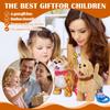 Interactive Plush Walking Pet Toy with Leash Simulation Design for Children Realistic Motion Soft Material Battery Operated for Indoor Play
