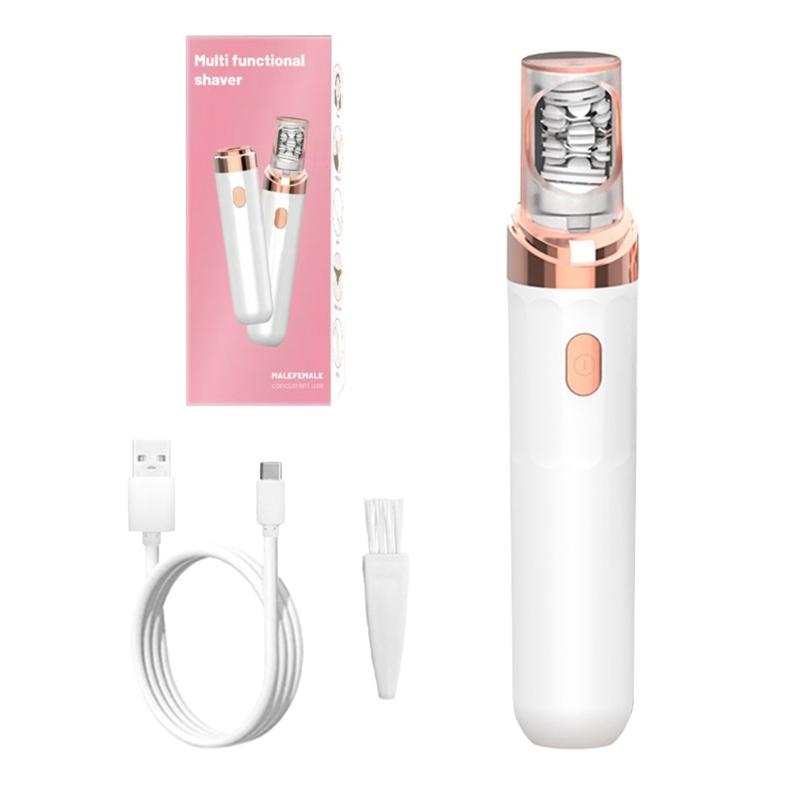

Gentle Electric Hair Removal Device For Ladies Easy Automatic Operate Hair Remover For Sensitive Areas Like Armpits Legs білий
