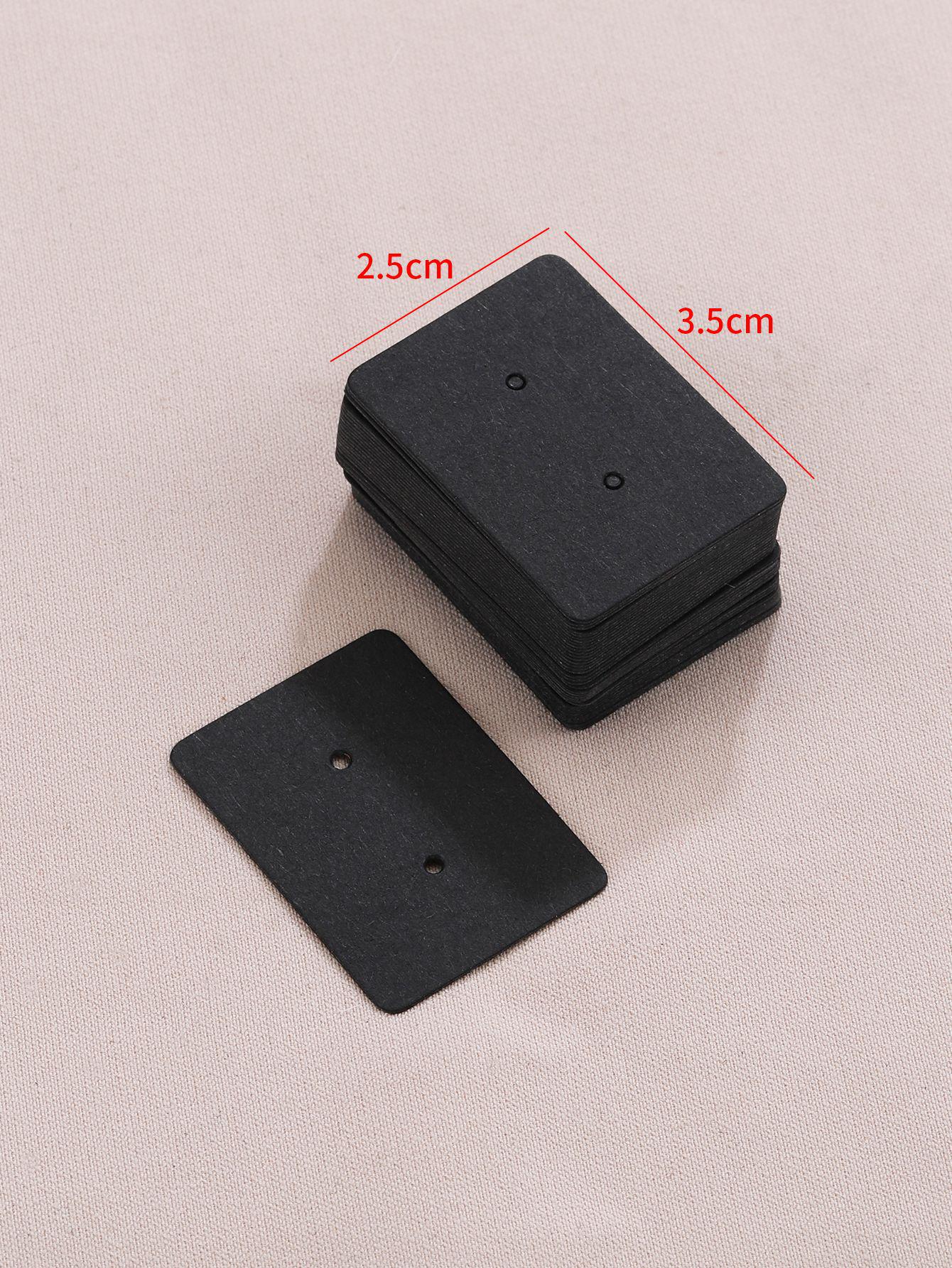 

50 картонных упаковок для ожерелий, складные крафт-бумажные открытки для украшений на браслетах, резинках, подвесных открытках и открытках для головных уборов