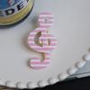 Music Note Hair Clip Treble Clef Design with Polka Dot and Stripe Patterns Durable Lightweight Hair Accessory for Daily Use and Gift
