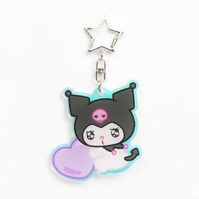 Kuromi Hologram Keyring A (Heart)