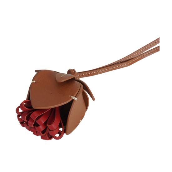 Breloc Design Floral Piele Imitație Pandantiv Breloc Charm pentru Geantă Genți de Mână Portofele Chei de Mașină Accesorii Colorate