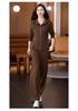 Spring & Autumn Women's Casual Sports Suit: Soft Two-Piece for Moms, Perfect for Jogging, Fitness, Home, & Outdoors