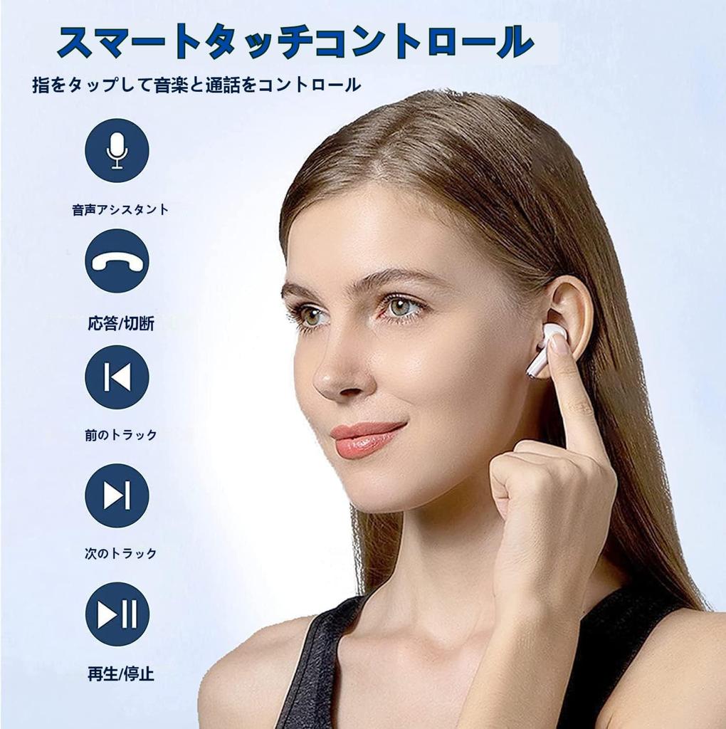 2026 Latest Bluetooth Wireless IPX7 Automatic Up to 50 Hours of HIFI Sound Low Instant Fast Single or for Web and Compatible with iPhone and Android