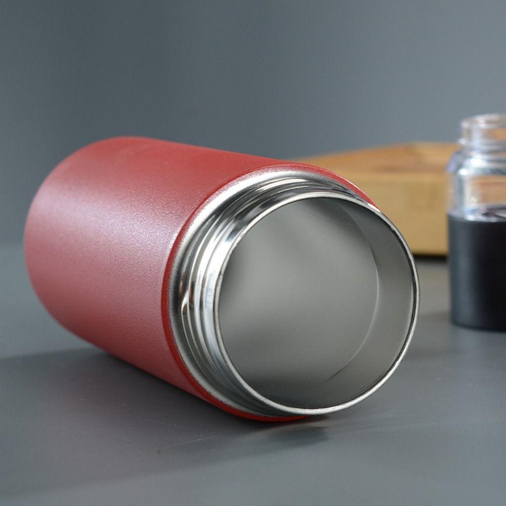 Neuer Isolierbecher aus Edelstahl 500 ml Fassungsvermögen Tee-Wasser-Trennung Vakuumbecher Auslaufsichere Teeflasche mit Sieb