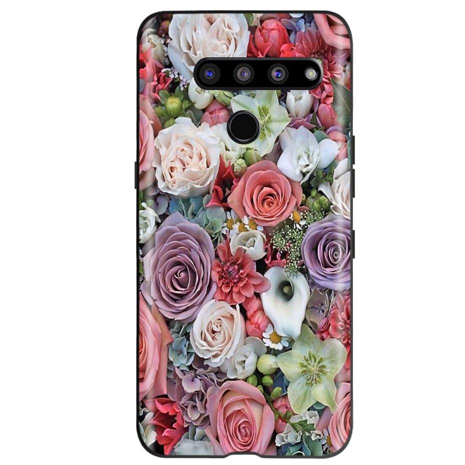 For LG V50 ThinQ 5G Case Fashion Pattern Soft Silicone TPU Phone Case For LG V50S ThinQ 5G V50 50S V500N V450 V510N Funda