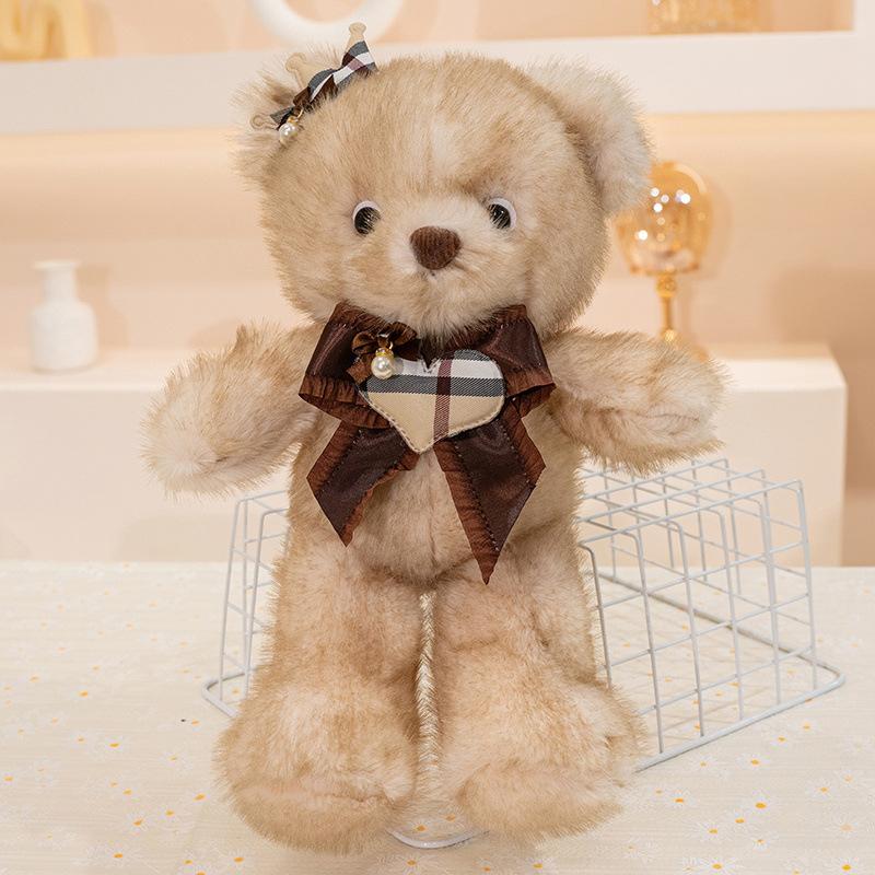 Maillard Teddy Bear Doll Dressed Plush Toy Cute Bear Hug Bear Doll Girl Holiday Gift