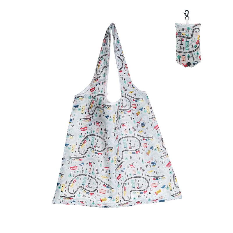 Reusable Grocery Bags Large Washable Shopping Bags Portable Foldable Environmental Friendly Heavy-Duty Handbags