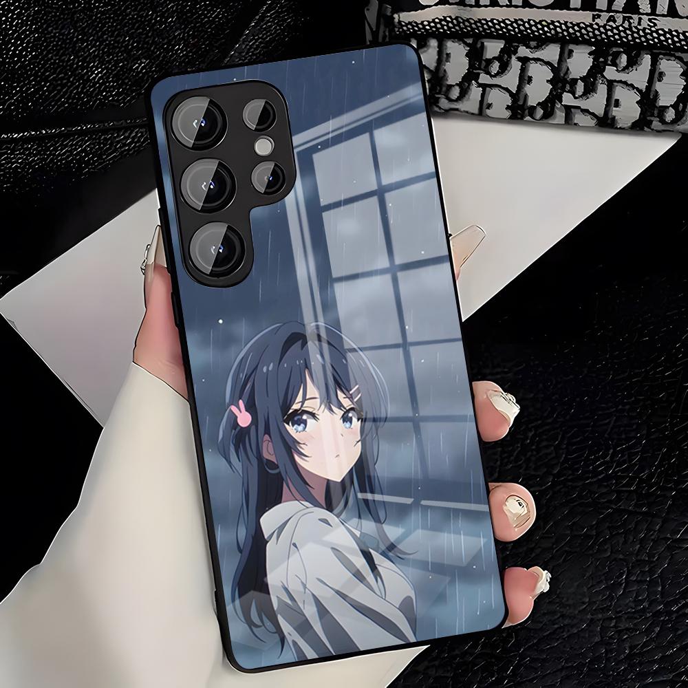 Mai Sakurajima Phone Case For Samsung A25 A13 A33 5G A54 A36 A35 A56 A52 A14 Shockproof Glass Cover